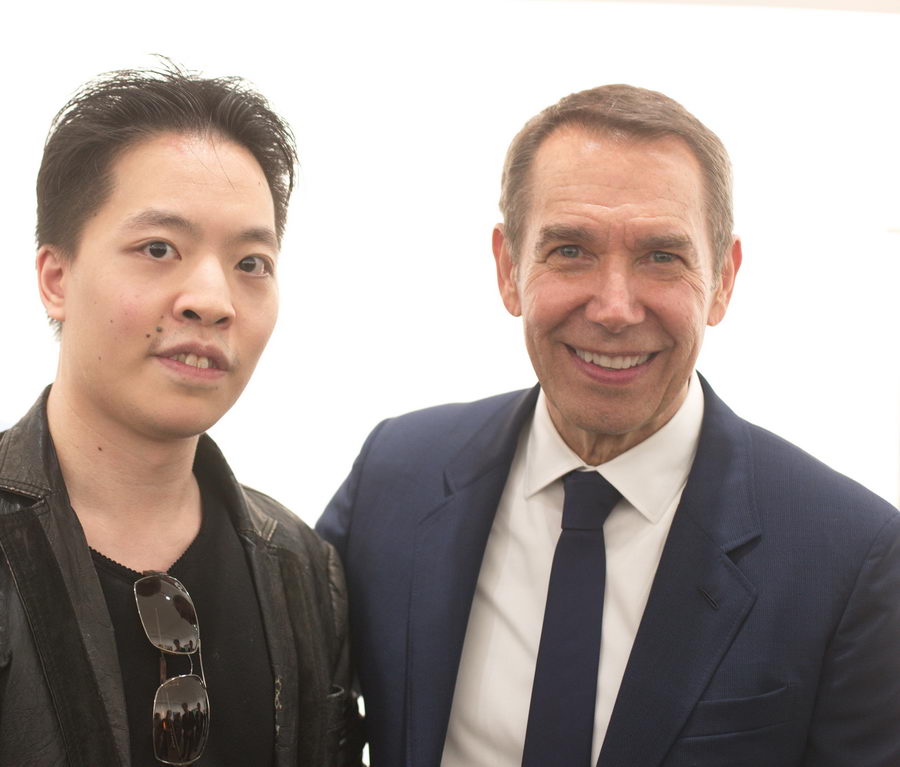Michael Andrew Law and Jeff Koons